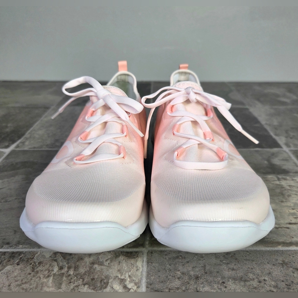 OOFOS Women's Sneakers Pink Gradient White Sole - Picture 6 of 14